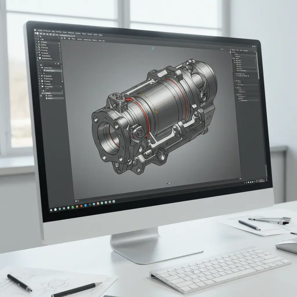 3D SolidWorks mechanical part design